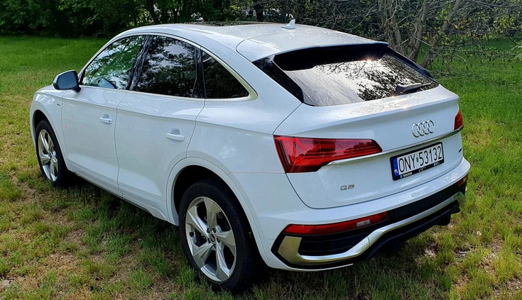 Audi Q5 Sportback cena 199999 przebieg: 43000, rok produkcji 2021 z Nysa małe 379